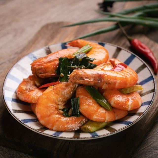 Half Pound Shrimp.