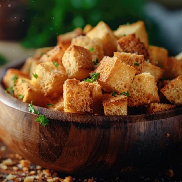 Extra Croutons and Seafood Sauce.