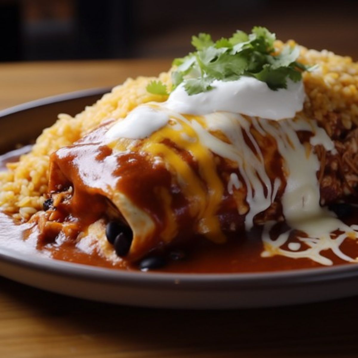 Seafood Enchiladas