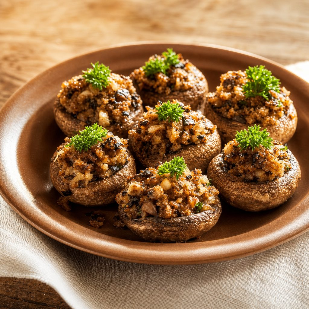 Stuffed Mushrooms.
