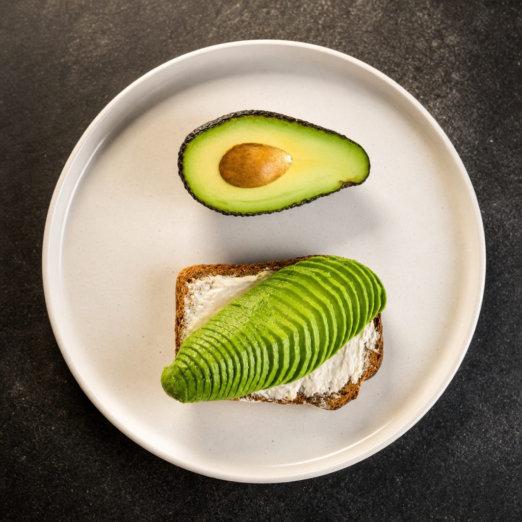 Sliced Tomato or Avocado.