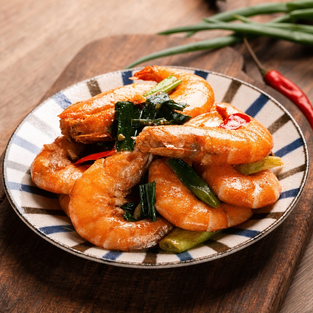 Half Pound Shrimp.