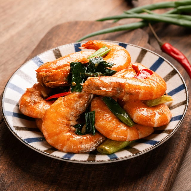 Half Pound Shrimp.