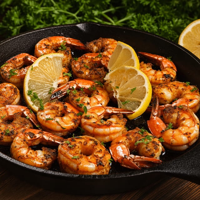 Shrimp Plate.