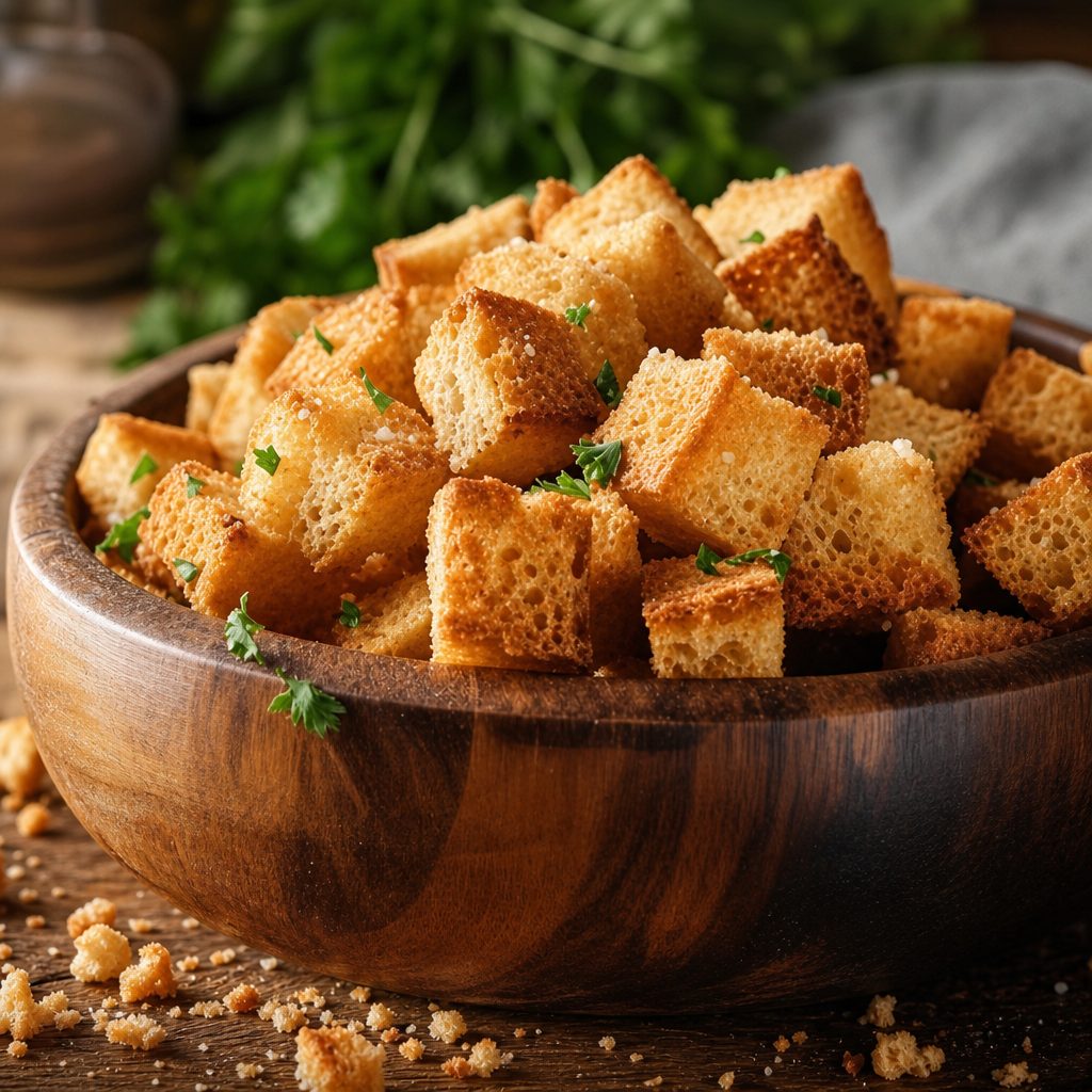 Extra Croutons and Seafood Sauce.