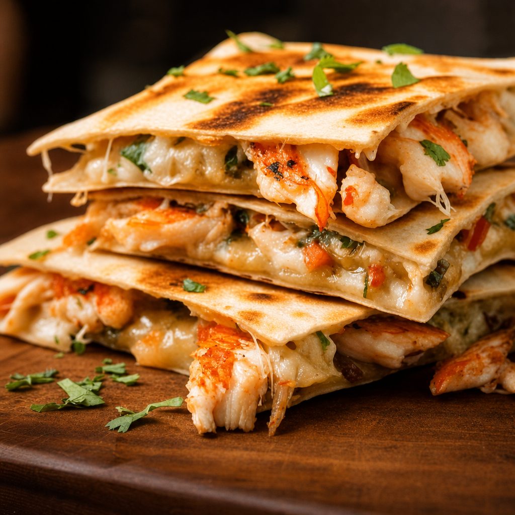 Shrimp Quesadilla.