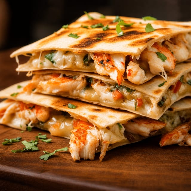 Shrimp Quesadilla.